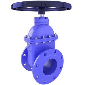 Gate Valve 52 3D model