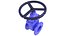 Gate Valve 52 3D model