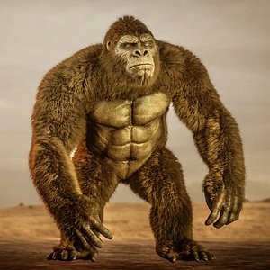 King Kong Ape 3D model