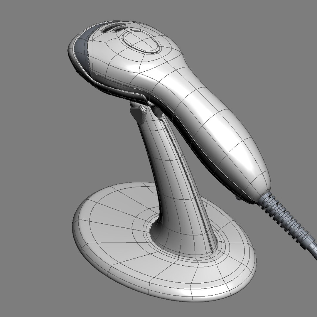 Cash Register Scanner Bar 3d Model