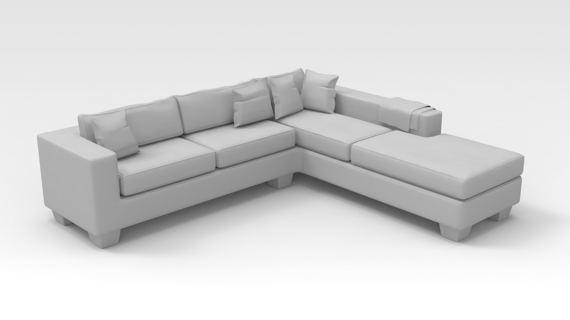 3D Corner Couch Model TurboSquid 1754701
