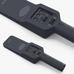 WYKDL Handheld Metal Detector PD-140 Black 3D model