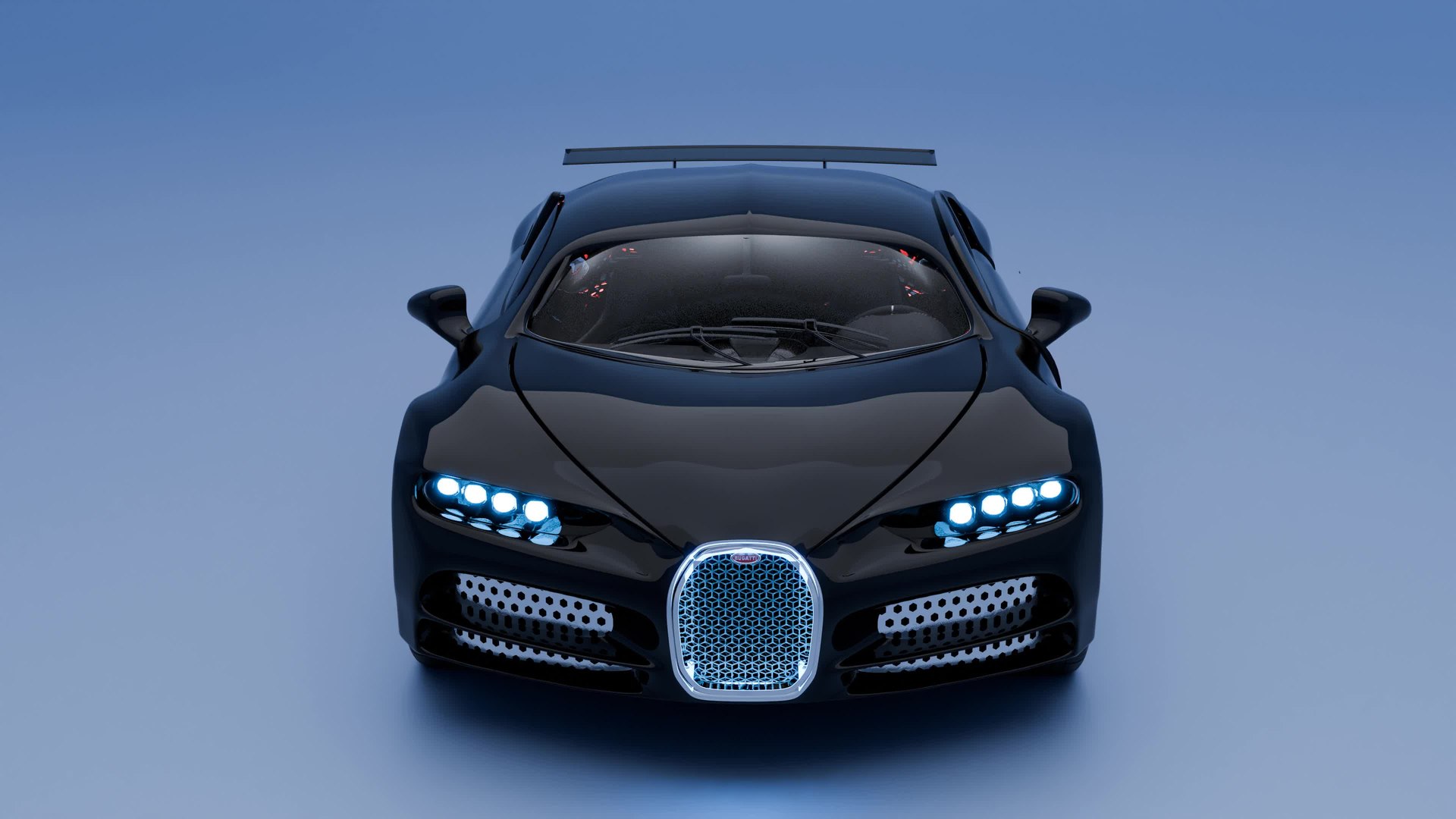 Bugatti Chiron Black 3D Model - TurboSquid 2280123