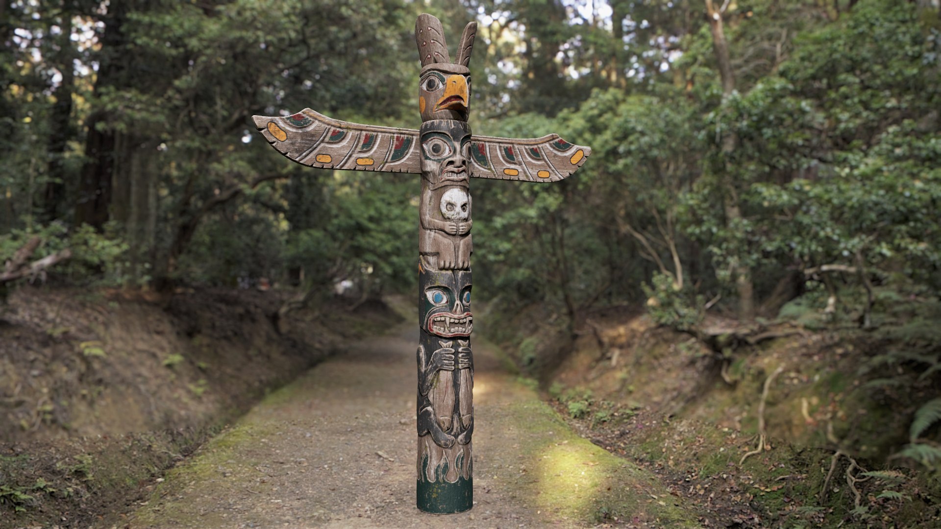 Totem Pole PBR 3D https://p.turbosquid.com/ts-thumb/rK/nMaN0I/q0/10/png/1625313236/1920x1080/fit_q87/5a41fb65bffef8b2b846c65a5977534b3a6a9112/10.jpg