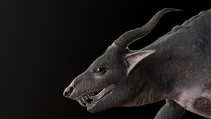animations creature 3D model