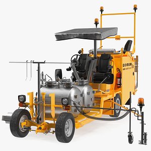 Borum Line Marking Machine Rigged