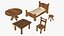 Stylized RPG Old West Wild West Medieval Low Poly Environment Game Assets and Props 3D