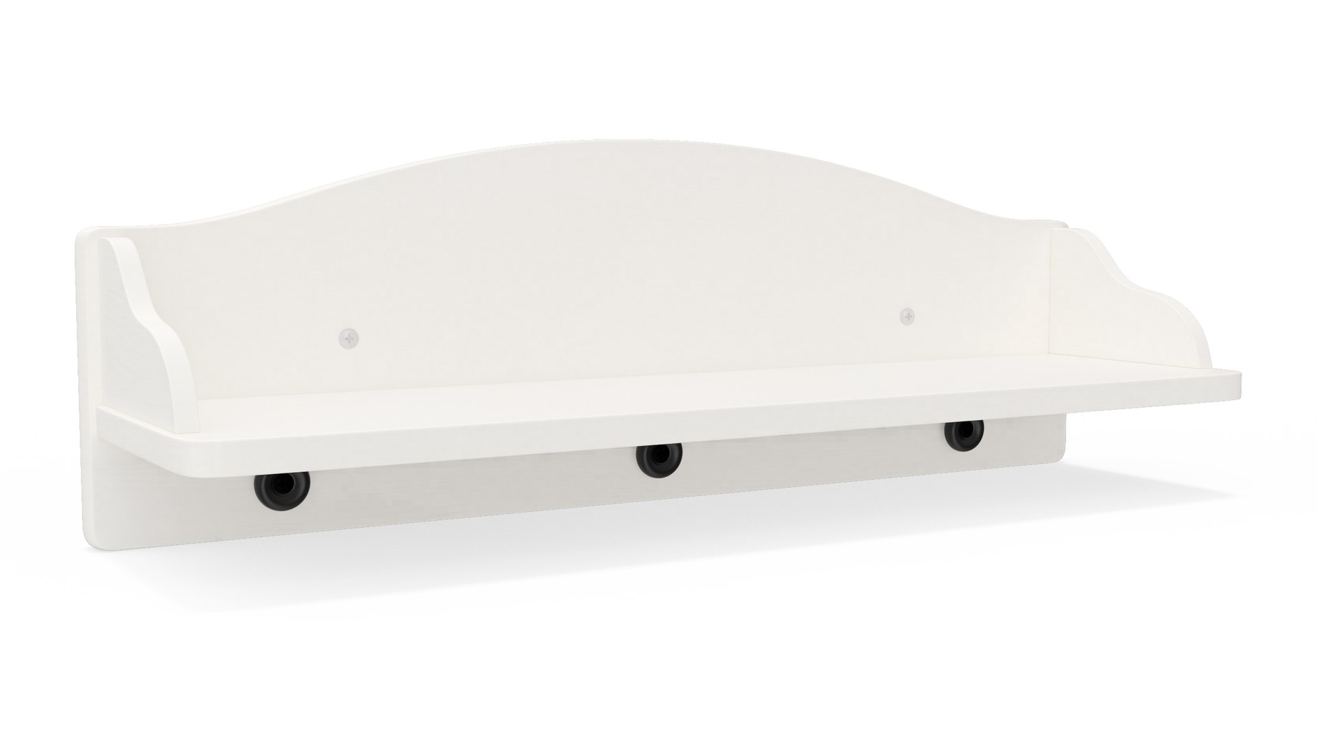 Wall Shelf for Children Room IKEA SOLGUL White 3D model preview