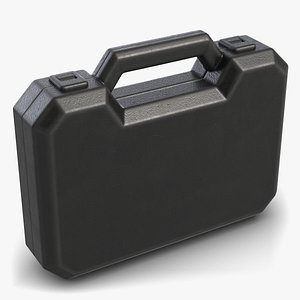 black plastic case 3D model