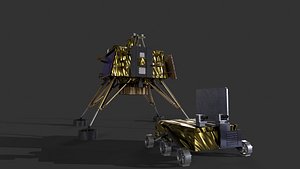 Vikram Chandrayan 3 - Chandrayaan and Moon rover