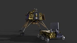 Vikram Chandrayan 3 - Chandrayaan and Moon rover