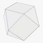 Matty Mirrored Polygon Side Table