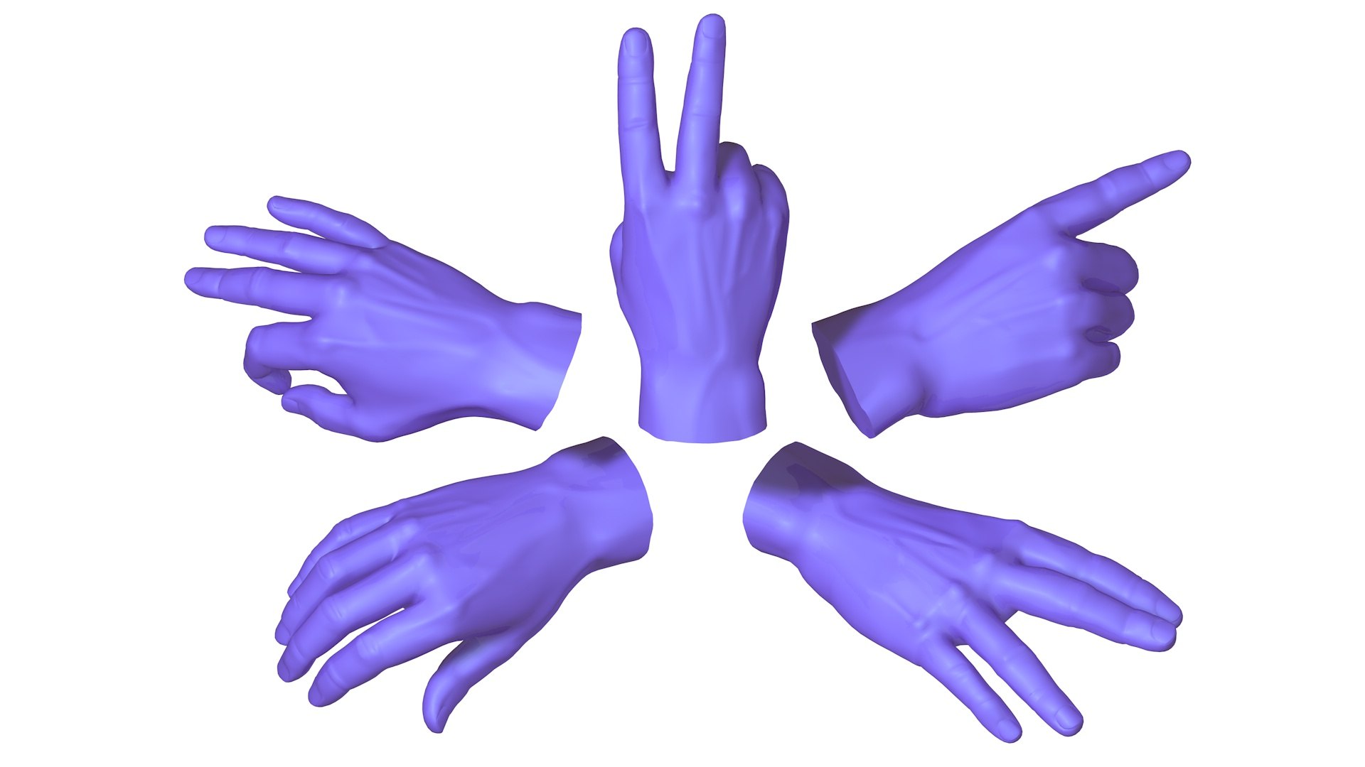 Male hands model - TurboSquid 1675496