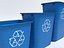 waste baskets allsource 3d obj