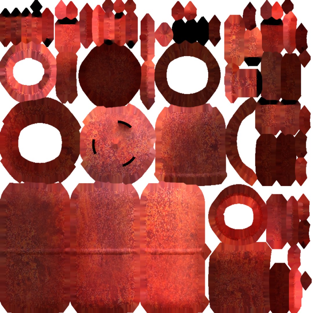 Half Rusted Cylinder 3D Model - TurboSquid 1854119