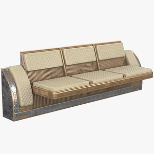 3D Sci-fi Seats Sofa PBR