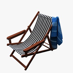 Beach Chair with Towel