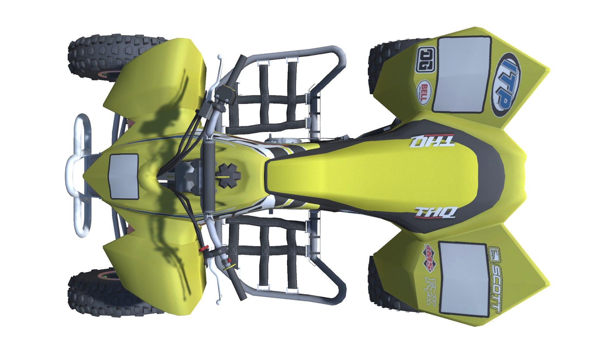 3D Model 011-Dakumoto 450-Quad-Bike-Quad-ATV-Bike-low Poly Game Ready ...