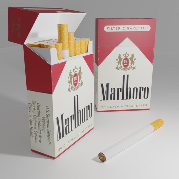 Modello 3D Pacchetto di sigarette Marlboro aperto e chiuso - TurboSquid  1475784