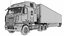 Freightliner Argosy With Trailer 3D
