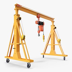 3D Modular Gantry Crane with Electric Hoist