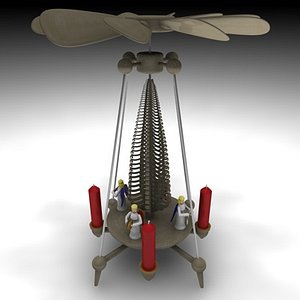 3ds max christmas pyramid