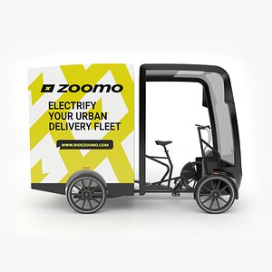 3D Zoomo Delivery bike model