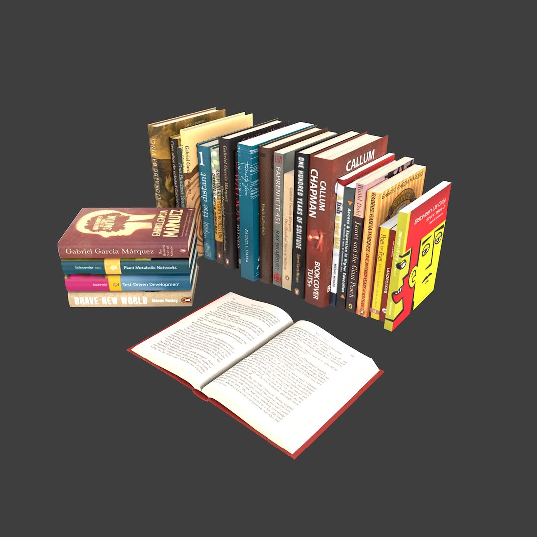 3d Model Books