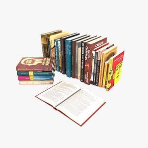3d model books
