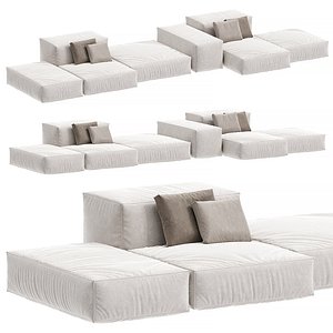 sofa 344 3D model