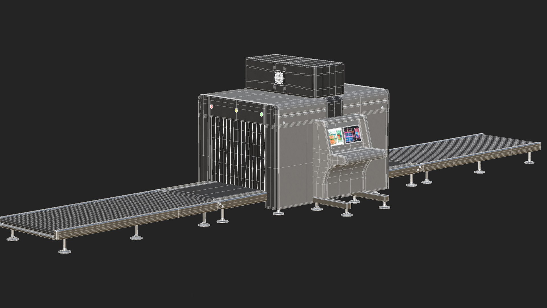 3D Airport Security X-ray Conveyer https://p.turbosquid.com/ts-thumb/rL/PvdbQH/aI/xray_18/jpg/1706626994/1920x1080/fit_q87/8bc6ae45f9d70f55af44a5c0e241b288db430d85/xray_18.jpg