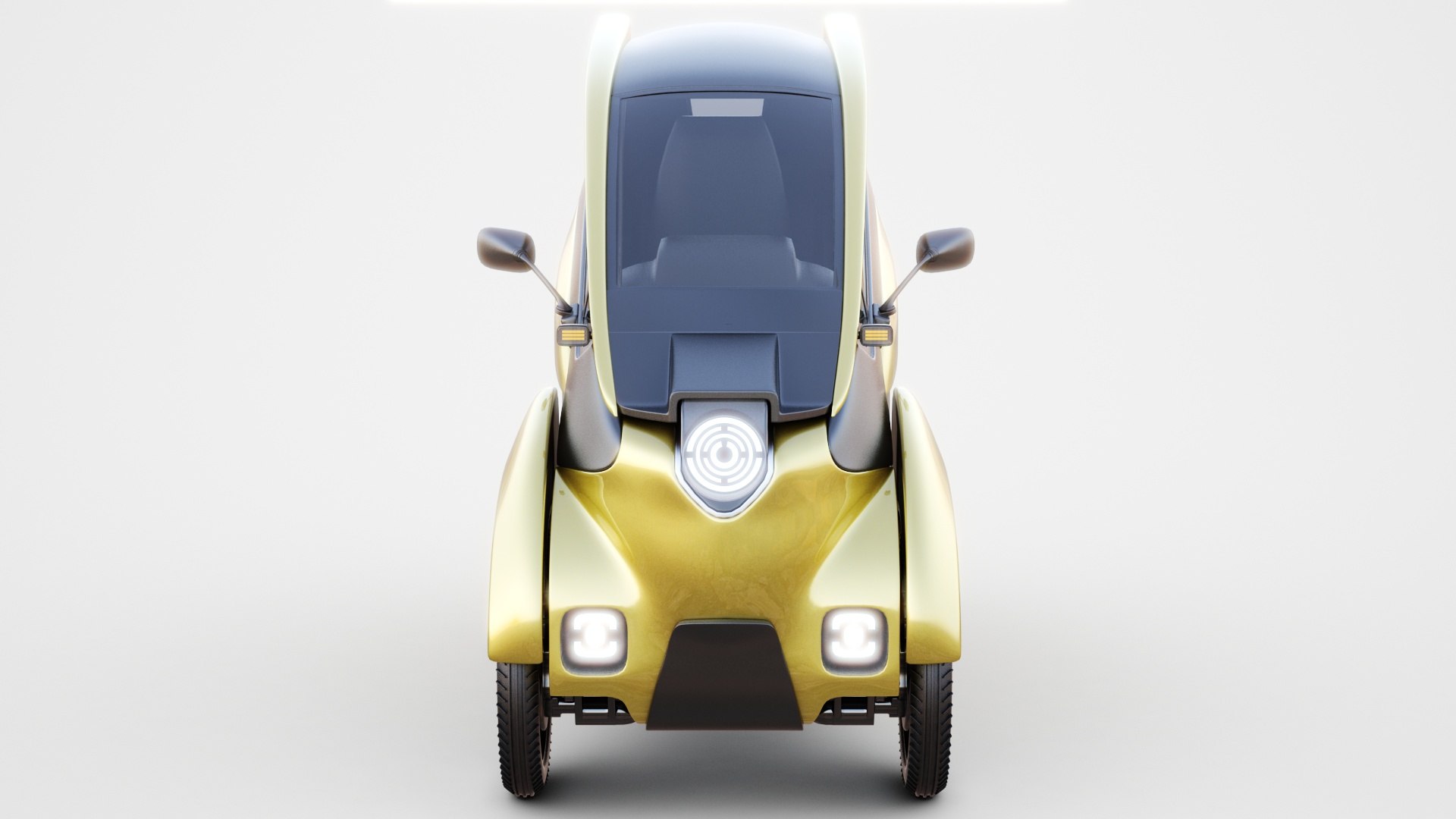 3D Concept 3 Wheel Electric Vehicle Model - TurboSquid 2086741