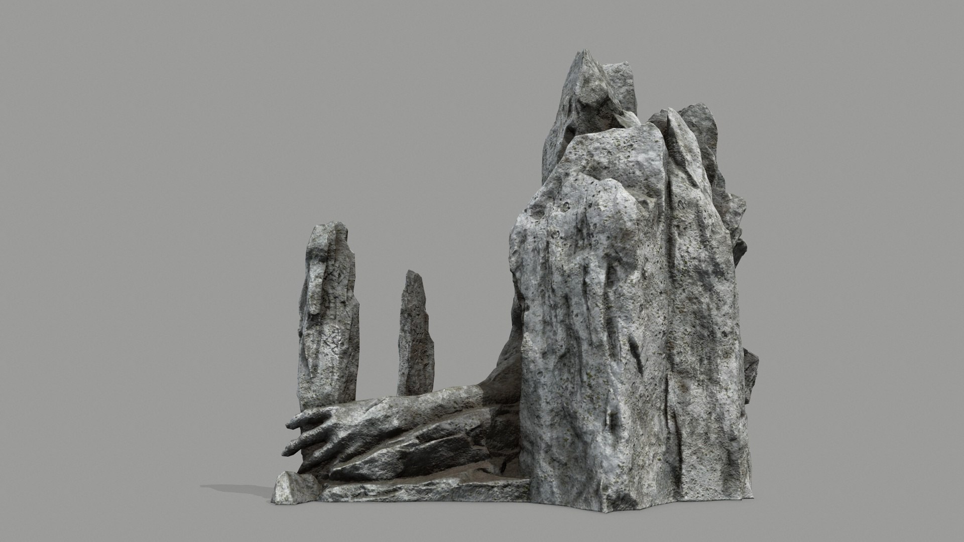Rock Gate 3D Model - TurboSquid 2144544