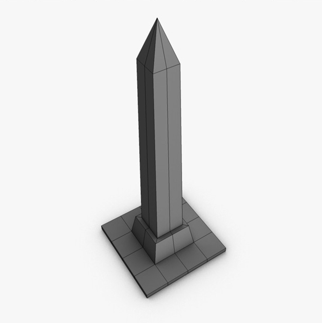 3d Model Of Ancient Obelisk