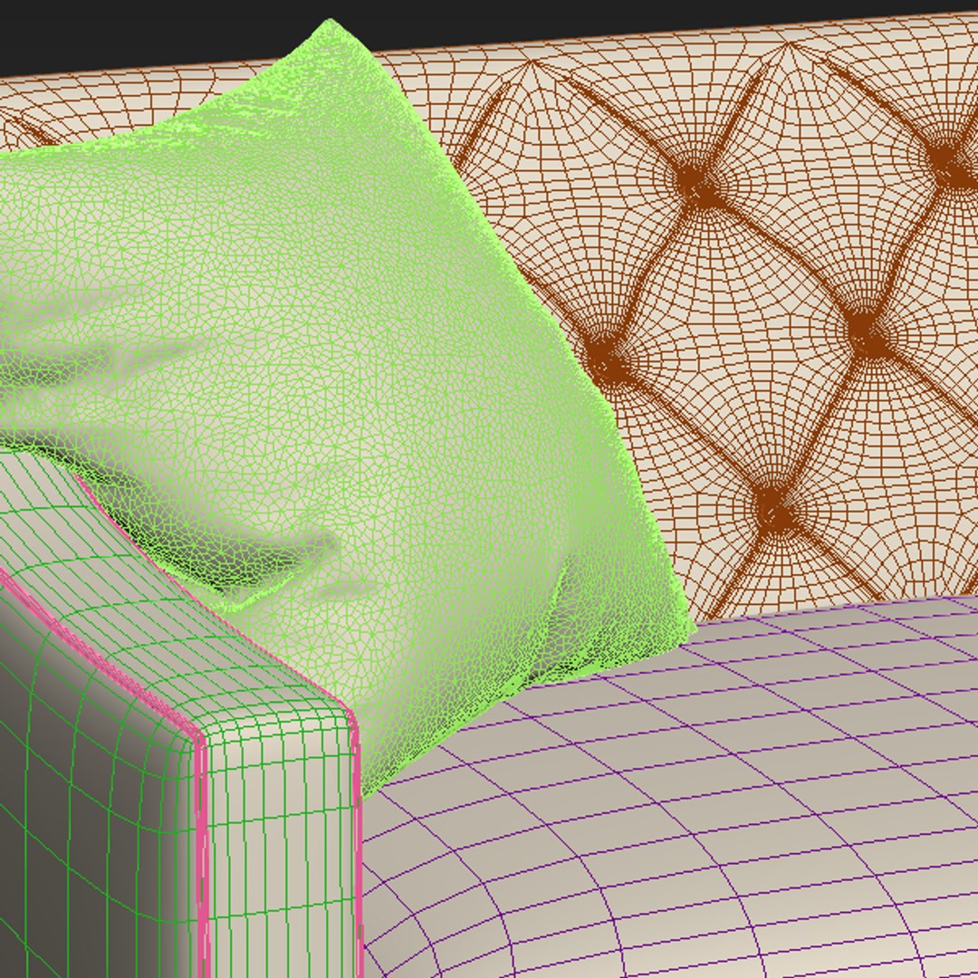 3d Model Of Raymour Flanigan Sofa