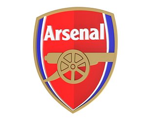 Arsenal Logo PBR 3D model