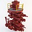 3d model rig bop stack