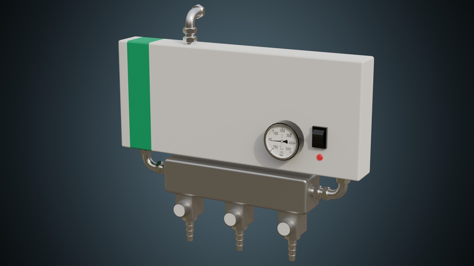 Oxygen Distributor 1 Basic 3D - TurboSquid 2045204