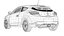 2010 Renault Megane RS 250 Cup 3D Model