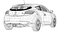 2010 Renault Megane RS 250 Cup 3D Model