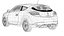 2010 Renault Megane RS 250 Cup 3D Model