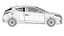 2010 Renault Megane RS 250 Cup 3D Model