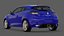 2010 Renault Megane RS 250 Cup 3D Model