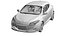2010 Renault Megane RS 250 Cup 3D Model
