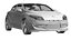 2010 Renault Megane RS 250 Cup 3D Model