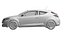 2010 Renault Megane RS 250 Cup 3D Model