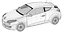 2010 Renault Megane RS 250 Cup 3D Model