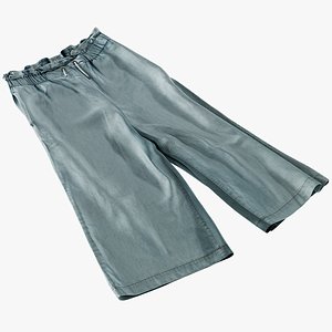 3D model realistic women s pants