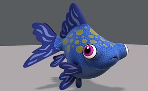 fish v02 cartoon animal model