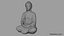 buddha statue 3D model